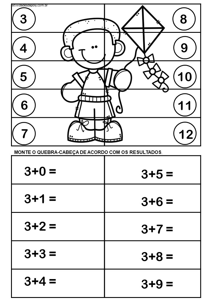 Adição interativa 3º ano - Para baixar e Imprimir de graça