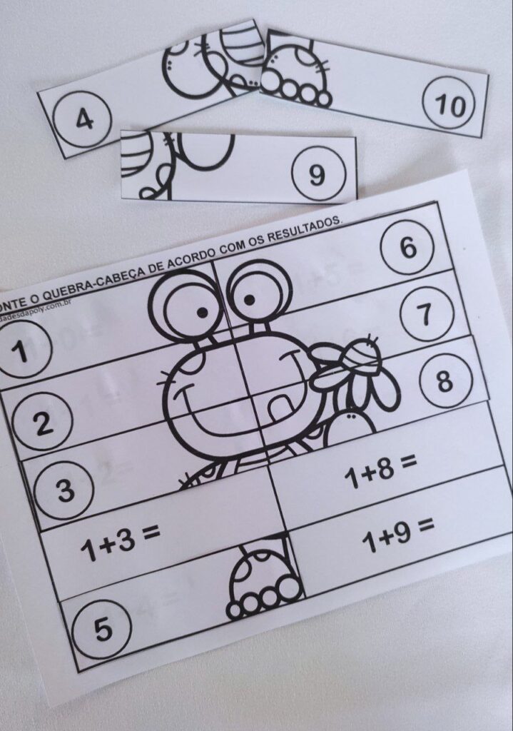 Jogo interativo - tabuada do 1 worksheet