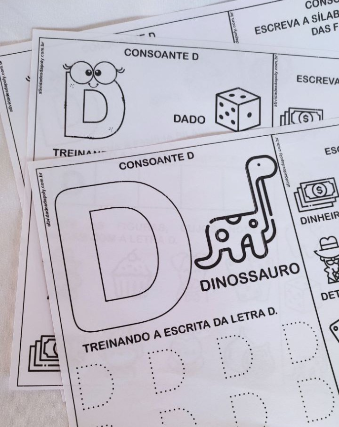 CADERNO DE ATIVIDADES - Letra inicial e família silábica