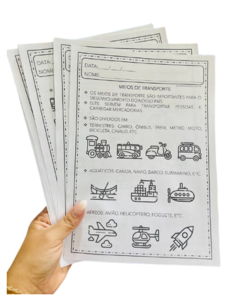 🚌 ATIVIDADES EDUCATIVAS SOBRE MEIOS DE TRANSPORTE – EDUCAÇÃO INFANTIL 🚗✈️