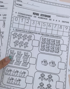 NUMERAIS E CONTAGEM - Educação Infantil