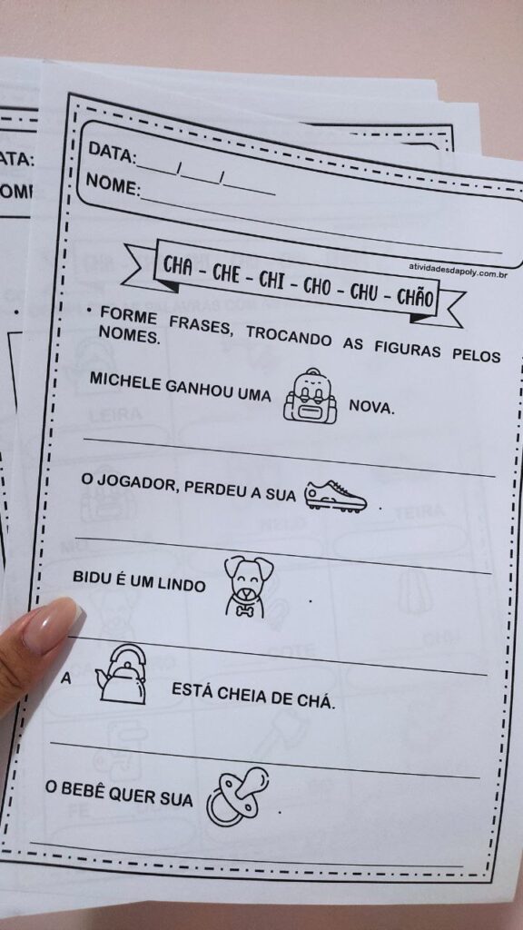 Caderno De Atividades Sílabas Complexas Atividades Da Poly 