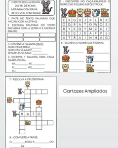 CARTAZES AMPLIADOS: O RATO.